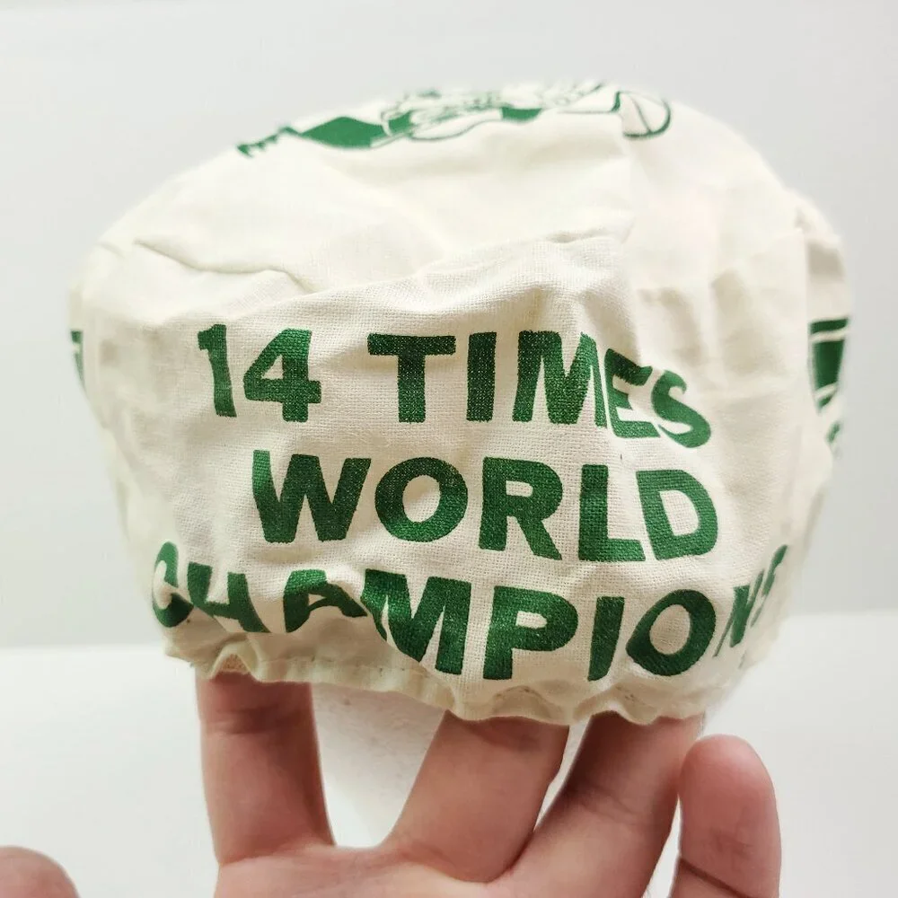 Boston Celtics Vintage Painter's Hat Cap 1981 NBA Champions Lucky Leprechaun